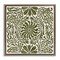 Stupell Industries Symmetric Flower Pattern Framed Floater Canvas Wall Art Design by Grace Popp